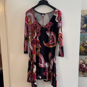 Colorful Paisley Tunic Top